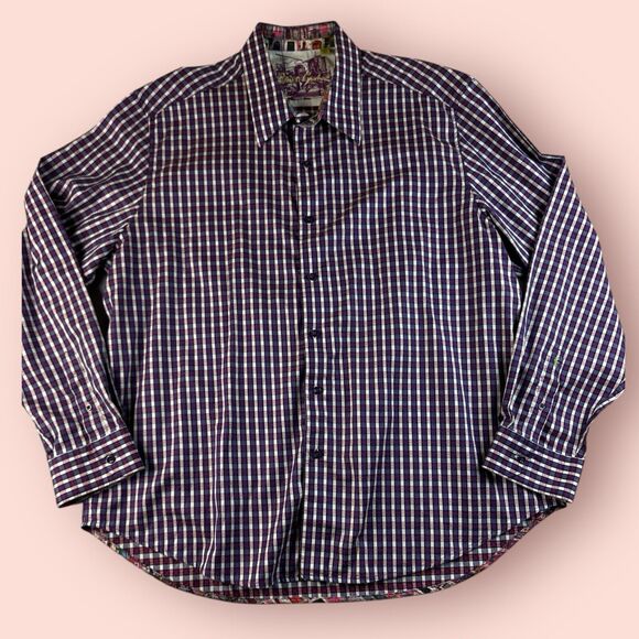 Robert Graham Button Up Shirt Mens 3XL Flip Cuff City Doors Classic Fit - Picture 1 of 7